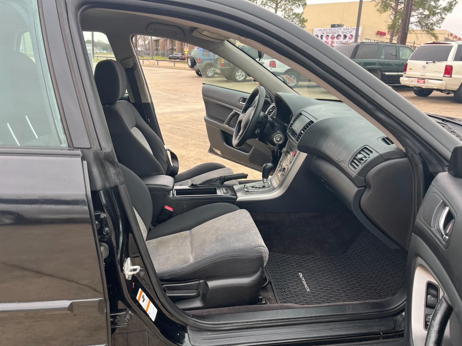 2005 Black Subaru Outback 2.5i Wagon (4S4BP61C757) with an 2.5L H4 SOHC 16V engine, 5-Speed Manual Overdrive transmission, located at 14700 Tomball Parkway 249, Houston, TX, 77086, (281) 444-2200, 29.928619, -95.504074 - Photo #11
